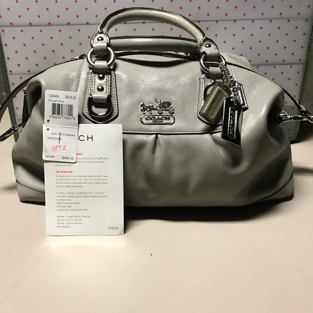 Large Coach bag.  Shows no wear. Is available
